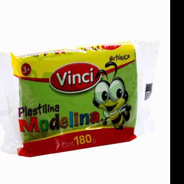 PLASTILINA MODELINA VINCI 180G. VERDE PASTO E.5 C.100
